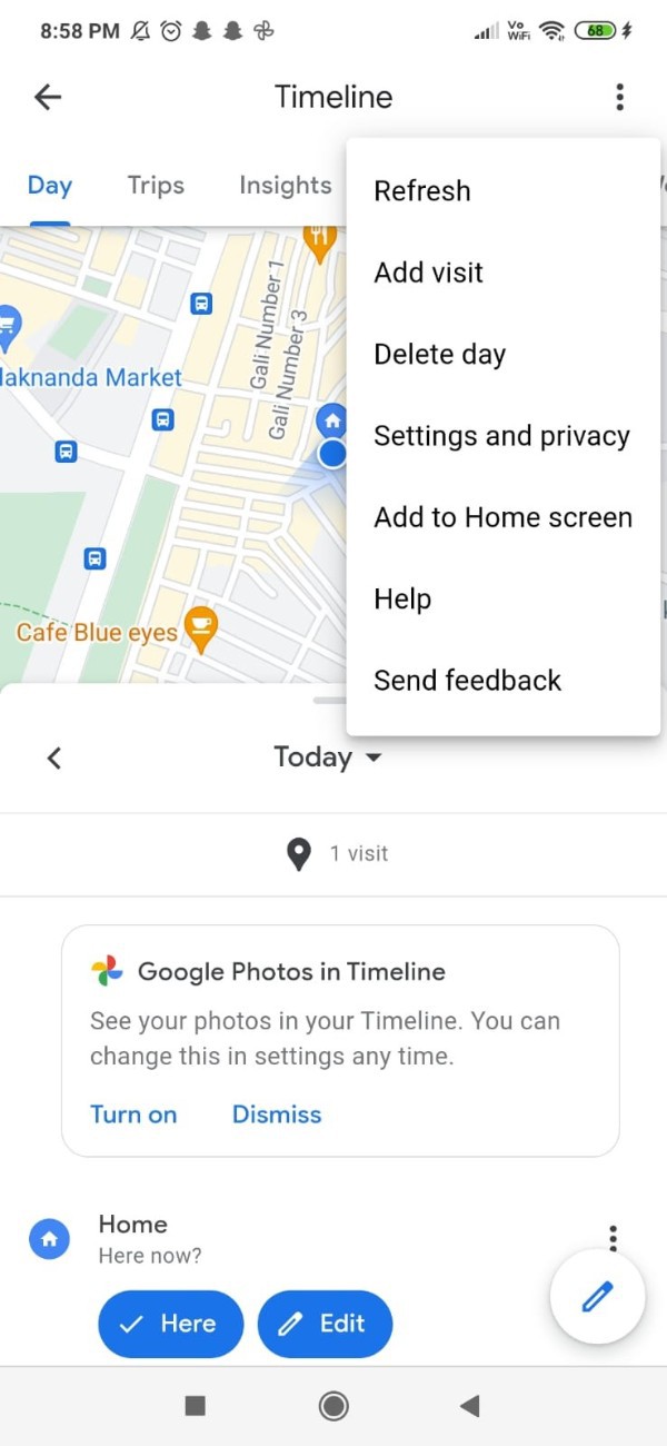Android Device Manager Location History