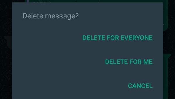 Can Admin Delete WhatsApp Message For Everyone