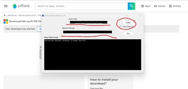 Check Windows 10 Product Key Validity Online