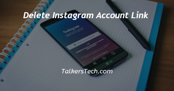 Delete Instagram Account Link