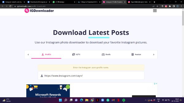 Download All Instagram Photos At Once