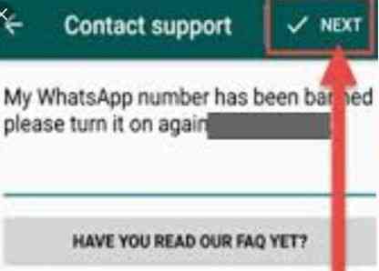 How can i activate my banned WhatsApp number