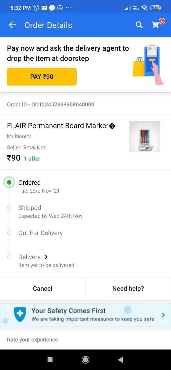 How Can I Cancel My Order In Flipkart After Shipping