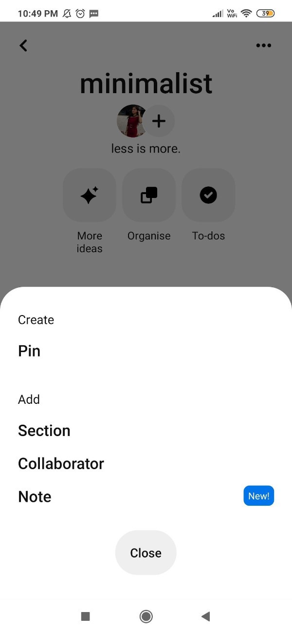 How To Add Sections To Pinterest Boards