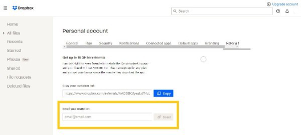 How To Add Someone To Dropbox