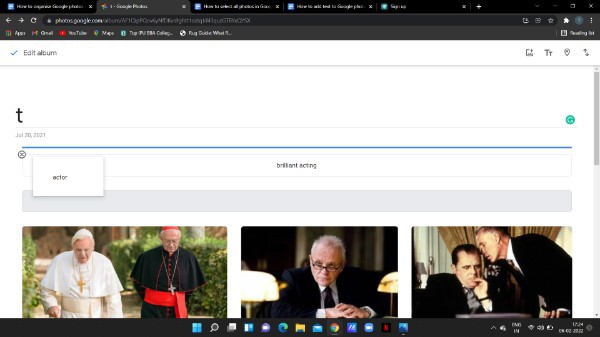 How To Add Text To Google Photos On PC