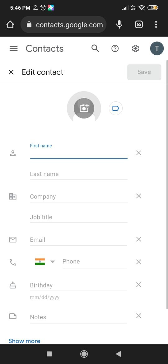 How To Add To Google Contacts