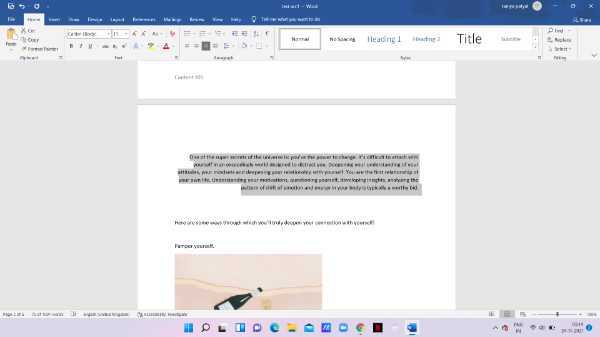 How To Align Paragraphs In Word