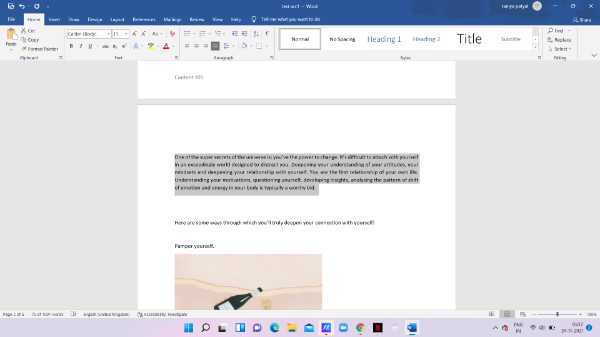 How To Align Paragraphs In Word