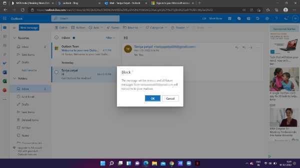 How To Block Emails On Outlook Windows 10