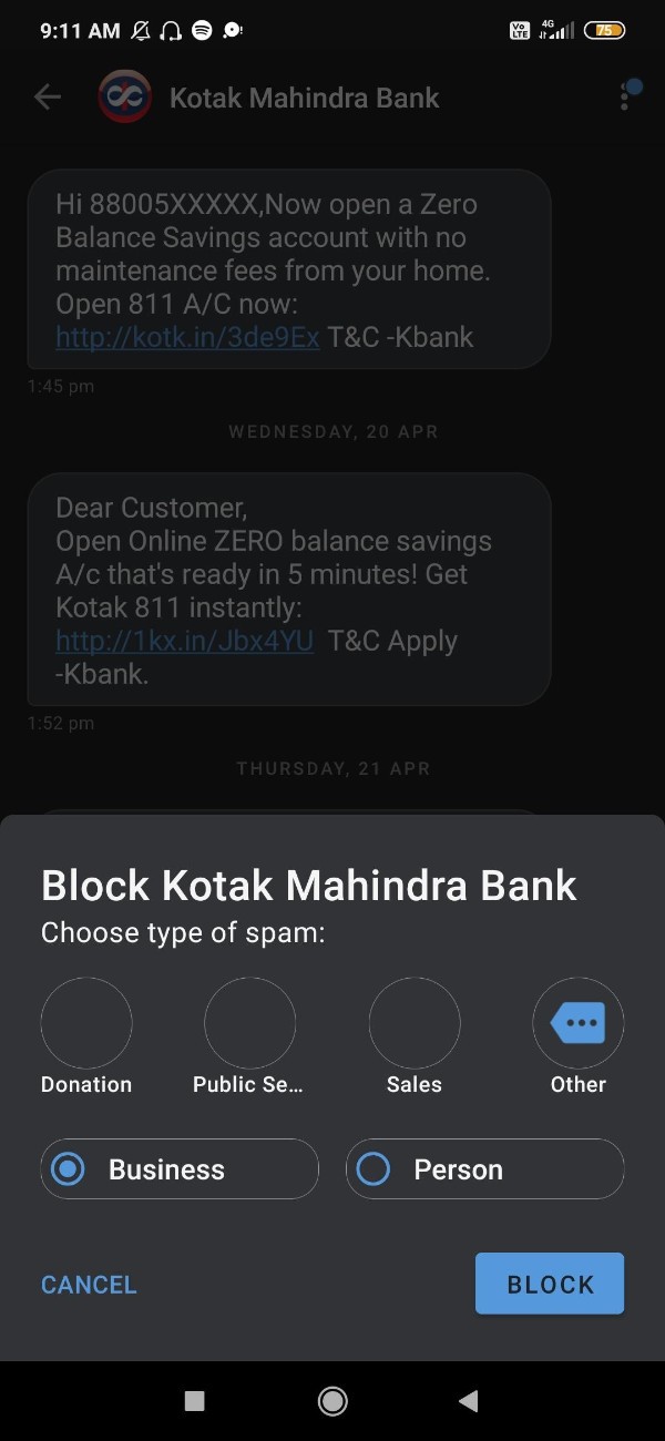 How To Block Messages On Truecaller