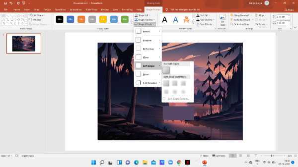 How To Blur A Portion Of An Image In PowerPoint