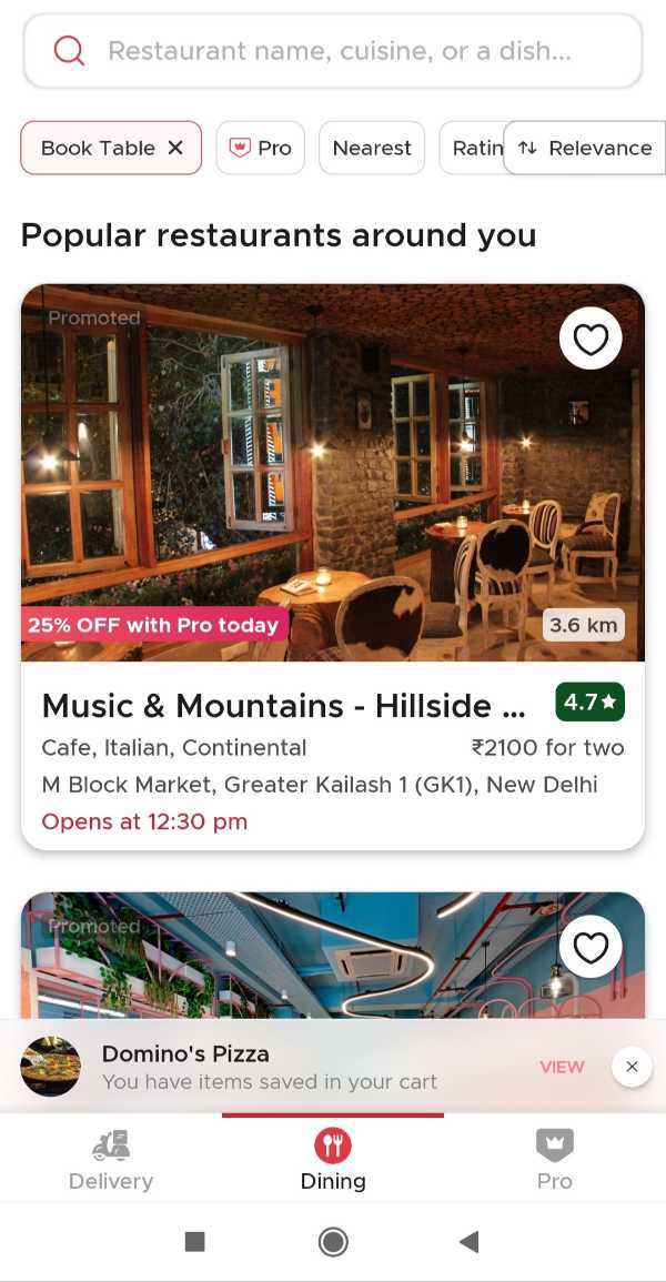 How To Book A Table On Zomato