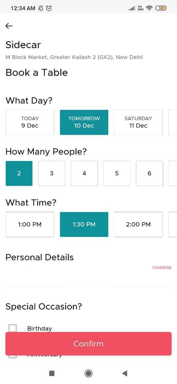 How To Book A Table On Zomato