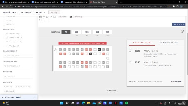 How To Book Ticket In redBus