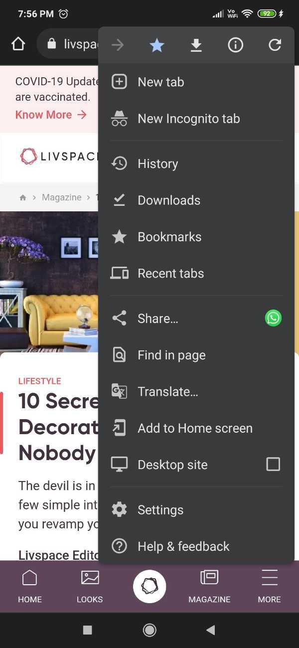 How To Bookmark In Chrome Android