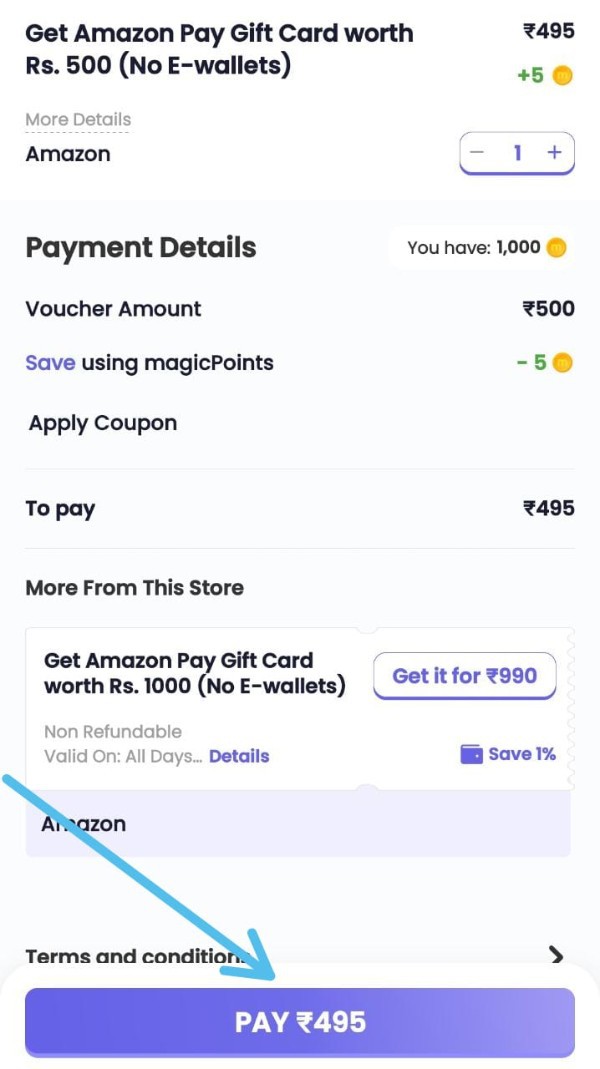 How To Buy Amazon Gift Card Using Paytm