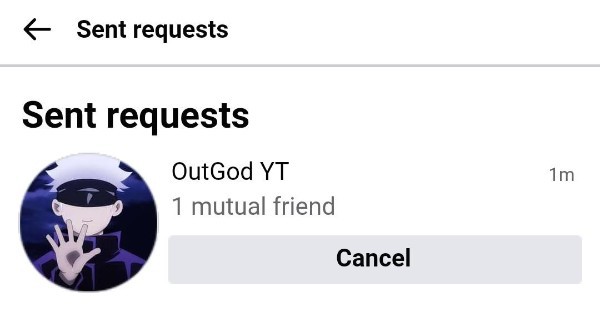 How To Cancel Friend Request On Facebook