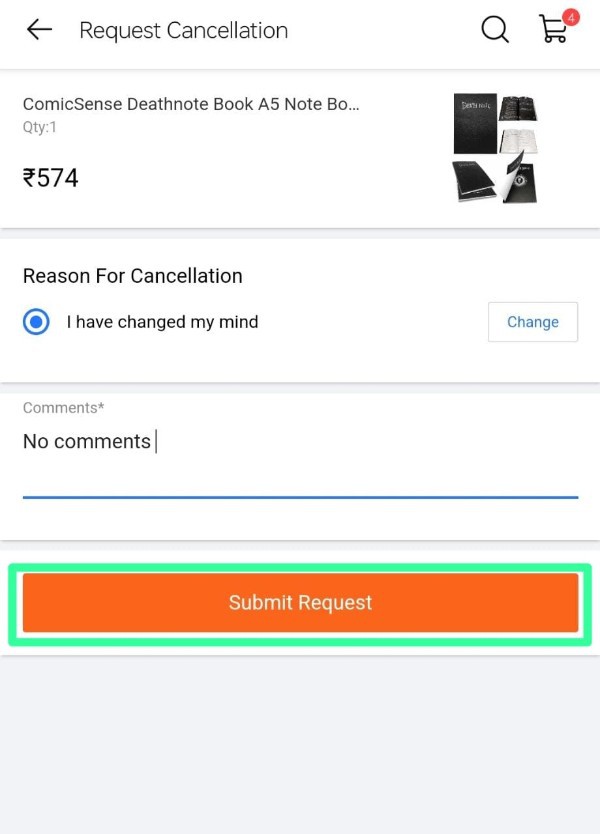 How To Cancel Order On Flipkart After Payment