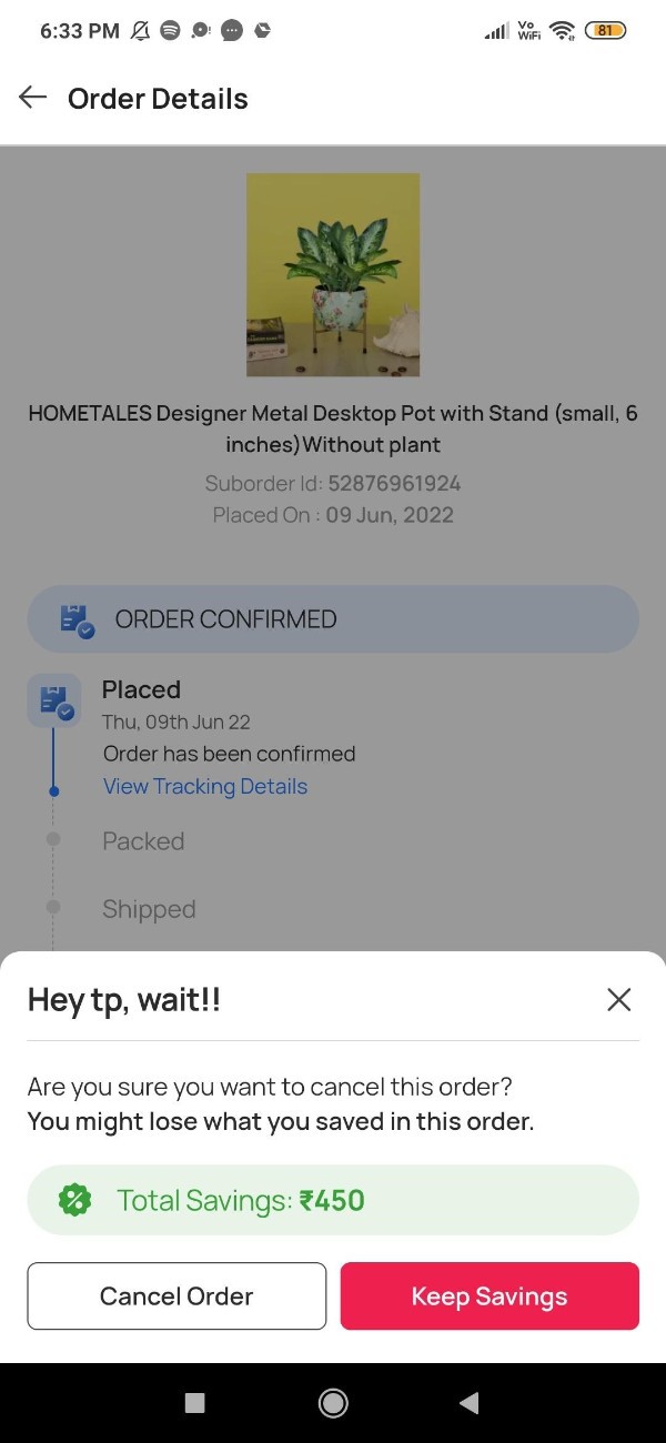 How To Cancel Order On Snapdeal