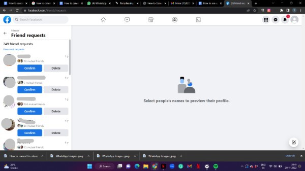 How To Cancel Sent Friend Request On Facebook