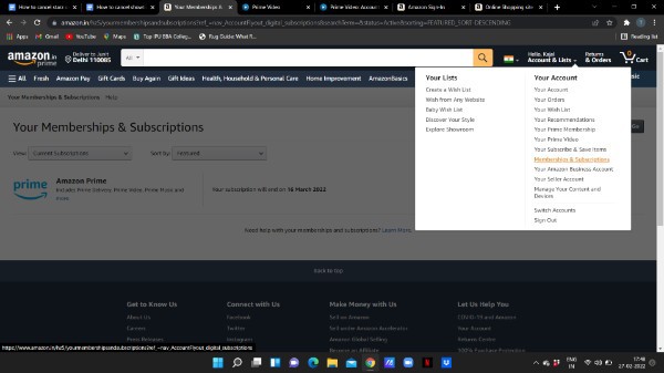 How To Cancel Showtime Subscription On Amazon