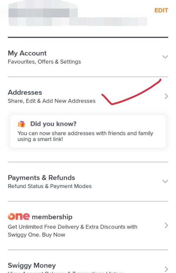 How To Change Address In Swiggy After Order