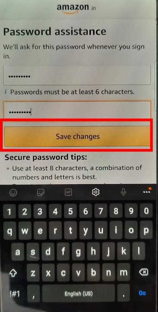 How To Change Amazon Password If Forgotten