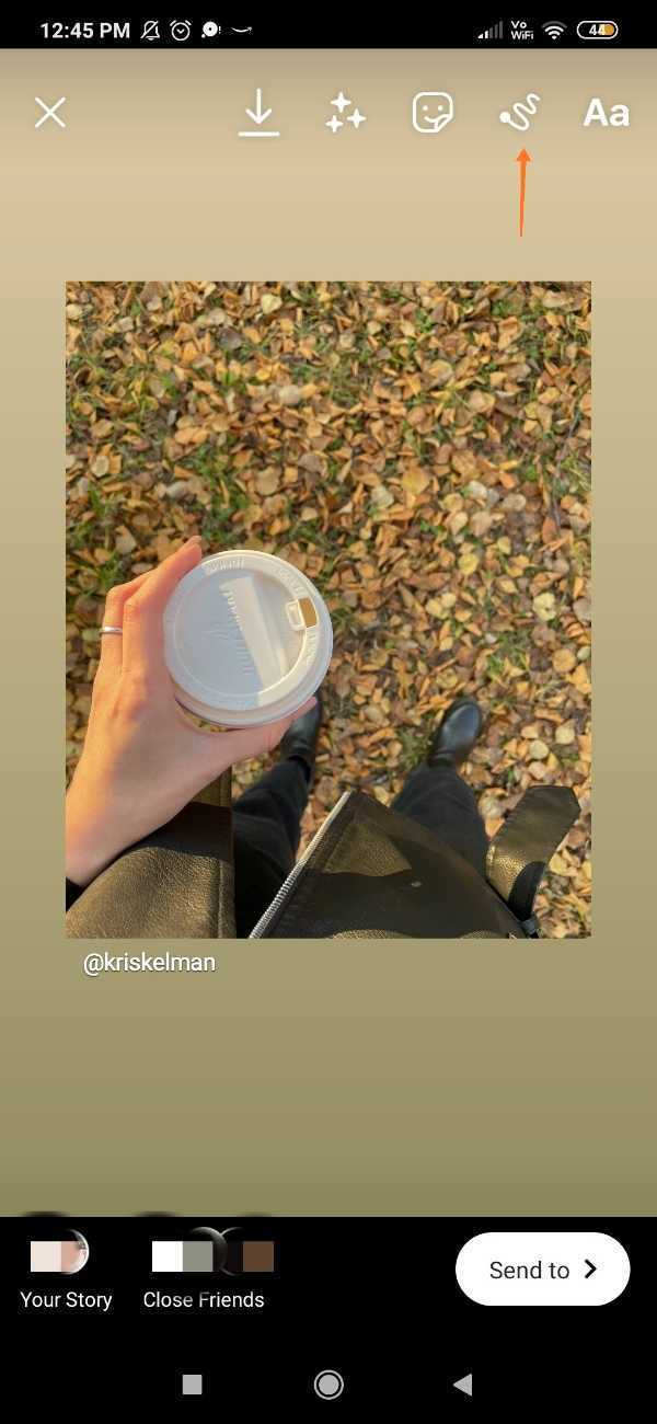 How To Change Background Color On Instagram Story When Sharing Post