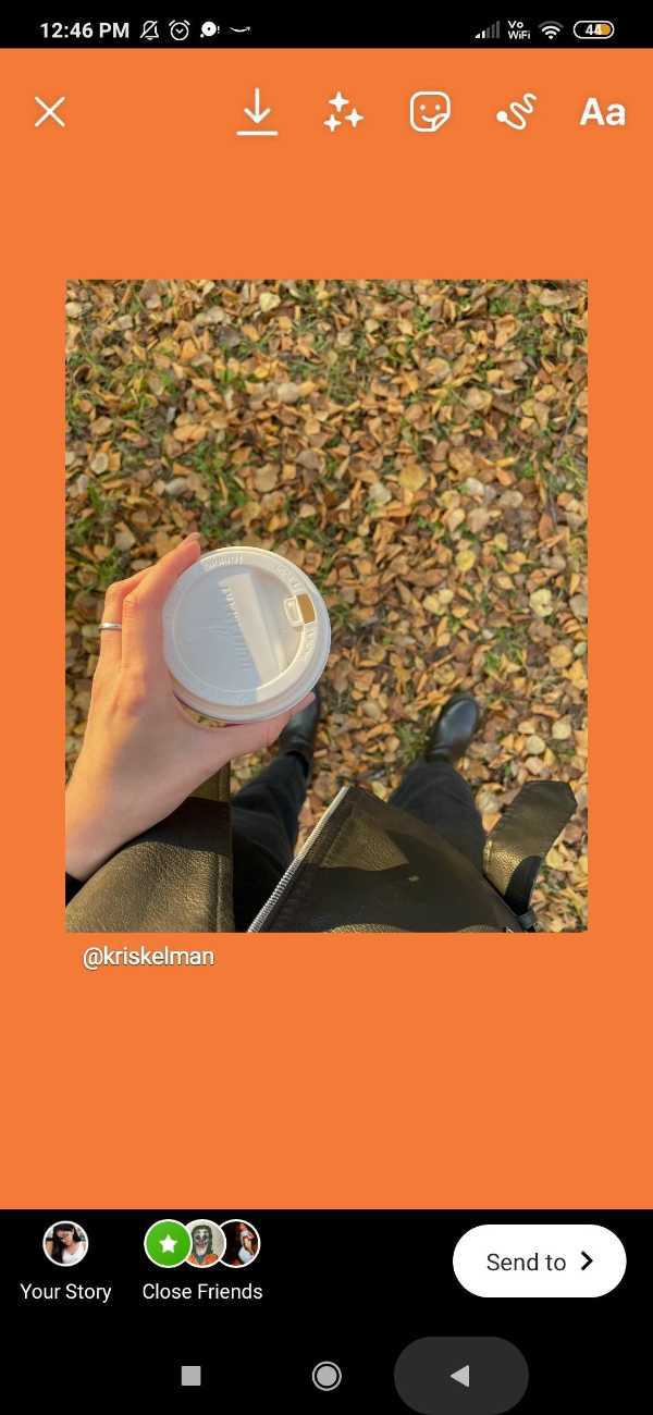 How To Change Background Color On Instagram Story When Sharing Post
