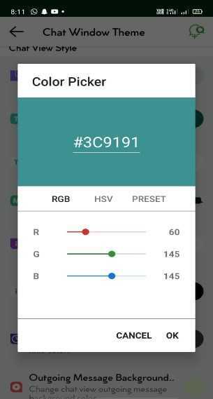 How To Change Chat Bubble Color On WhatsApp