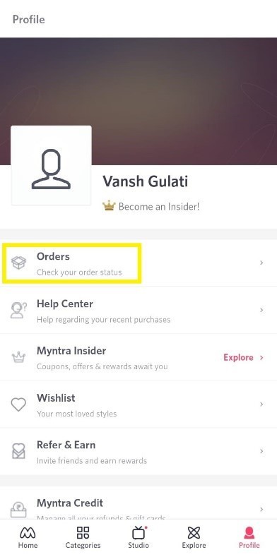 How To Change Delivery Address In Myntra