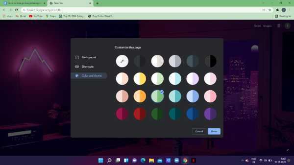 How To Change Google Background To Your Own Picture