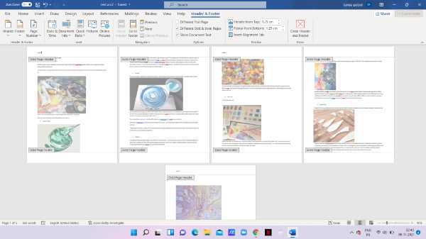 How To Change Header In Word For Different Pages
