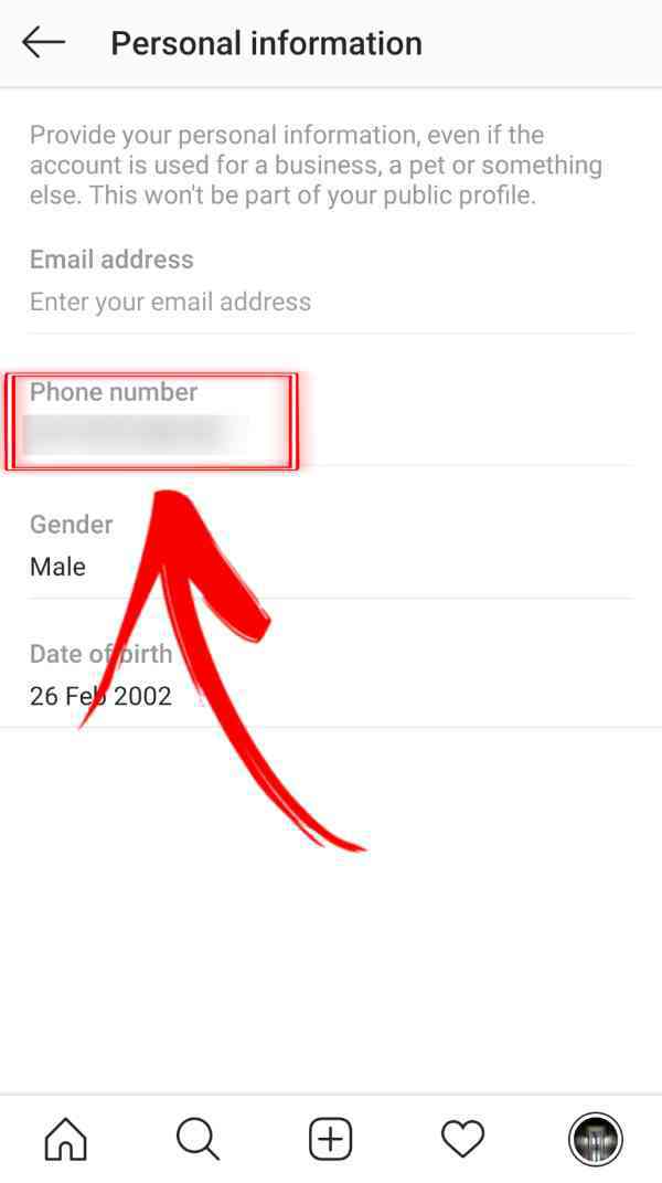 How To Change Instagram Phone Number