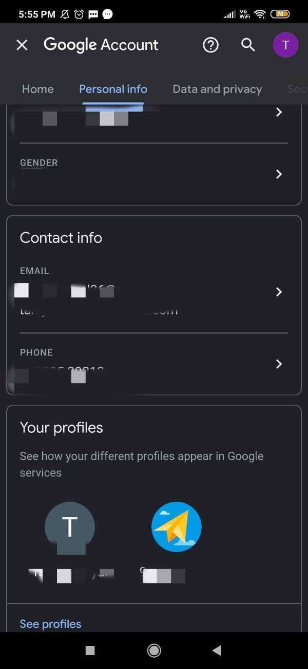 How To Change Mobile Number In Gmail Account In Android