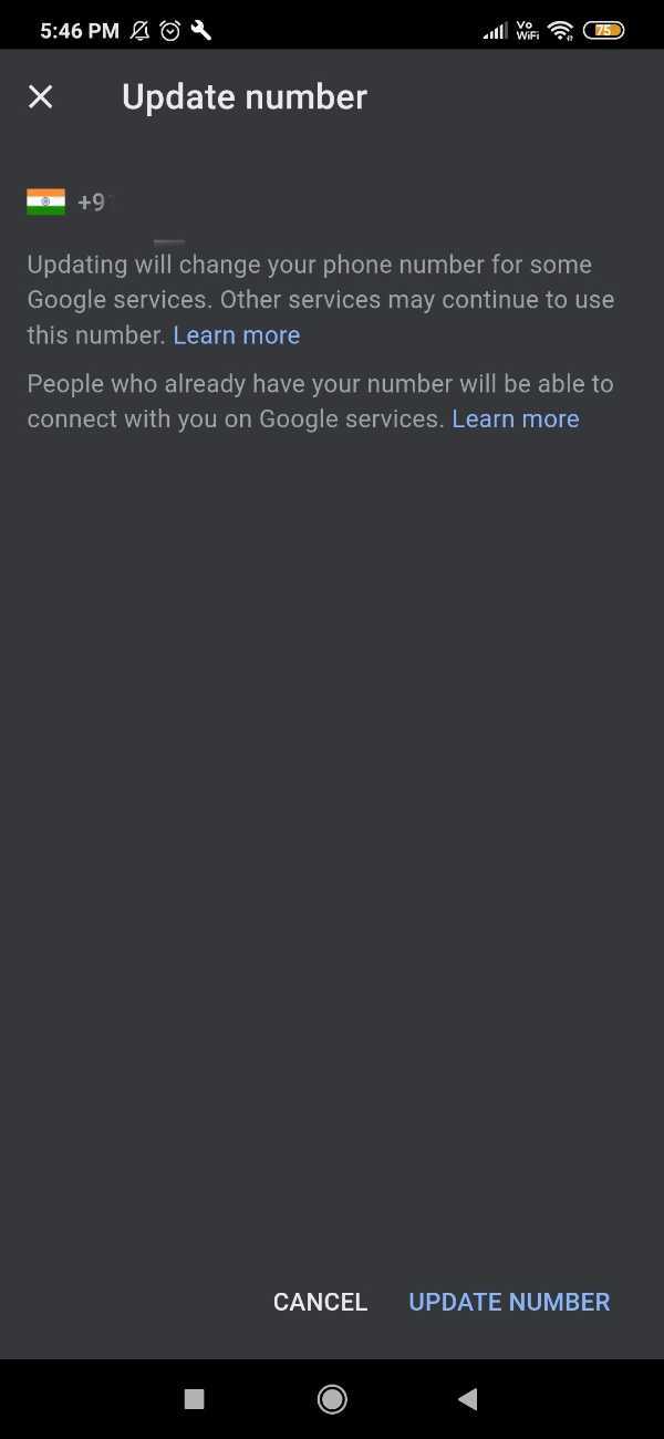 How To Change Mobile Number In Gmail Account In Android