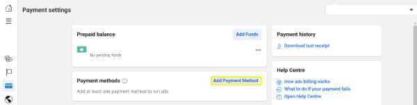 How To Change Payment Method On Facebook