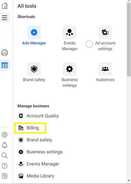 How To Change Payment Method On Facebook