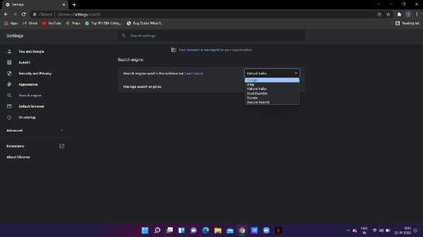 How To Change Search Engine From Yahoo To Google