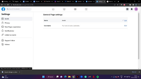 How To Change The Page Name In FB