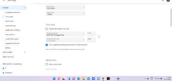 How To Change Time Zone In Gmail