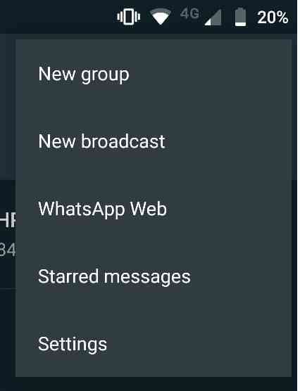 How to check blocked contacts in WhatsApp