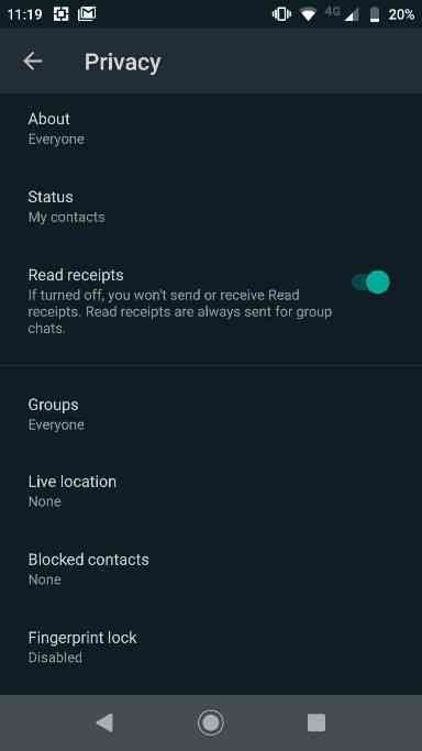 How to check blocked contacts in WhatsApp