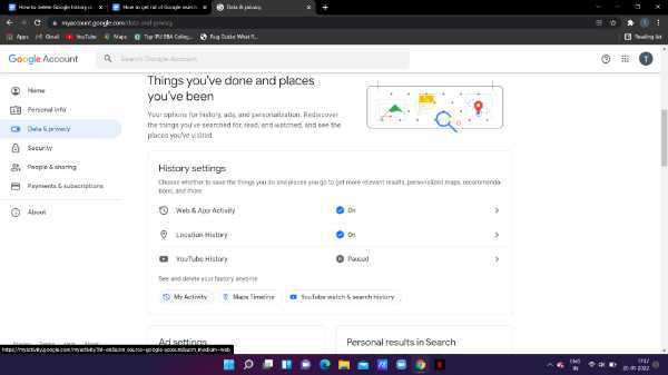 How To Check Google Search History