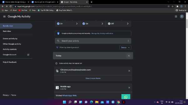 How To Check Google Search History