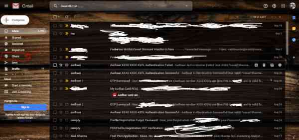 How to check WhatsApp chat history in Gmail