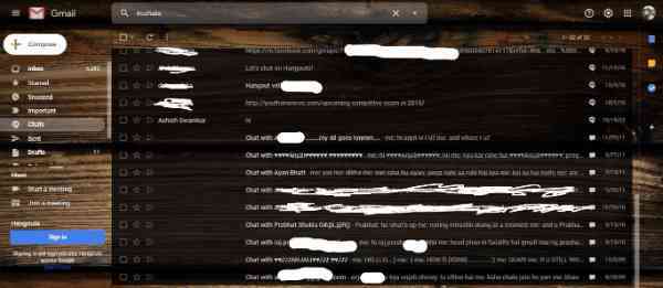 How to check WhatsApp chat history in Gmail