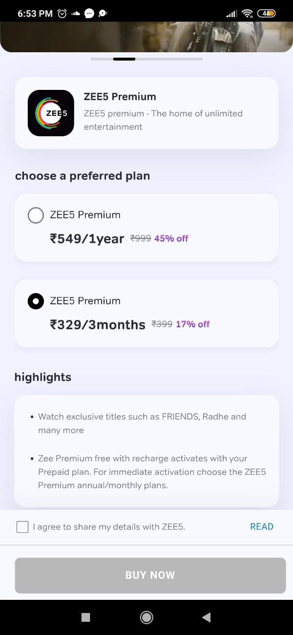 How To Claim Zee5 Subscription From Airtel