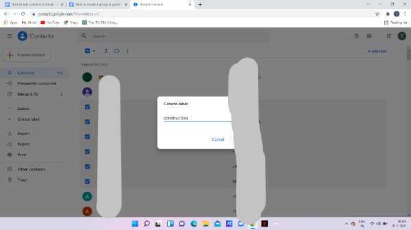 How To Create A Group In Gmail Contacts